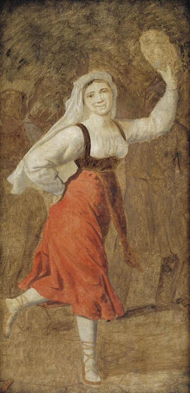 Christoffer Wilhelm Eckersberg - A Dancing Italian Girl