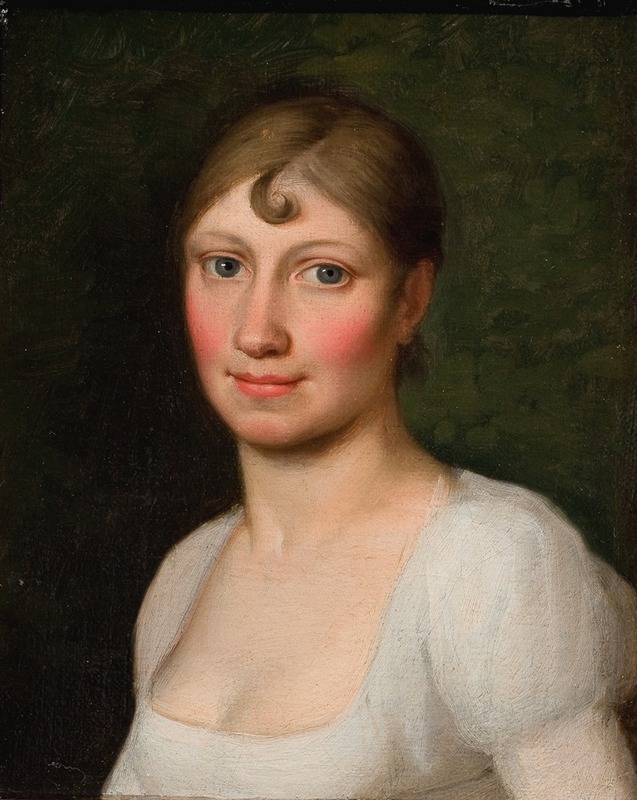 Christoffer Wilhelm Eckersberg - Christine Rebekka Eckersberg, f. Hyssing, kunstnerens første hustru