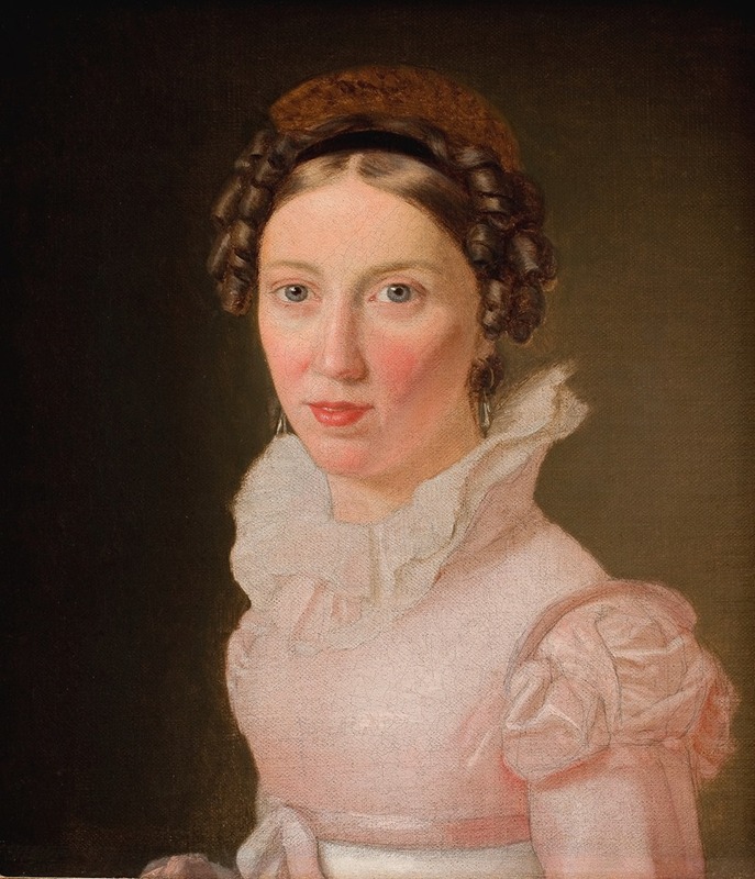 Christoffer Wilhelm Eckersberg - Suzanne Juel. The Artist’s Sister-in-Law and later to Become his Third Wife