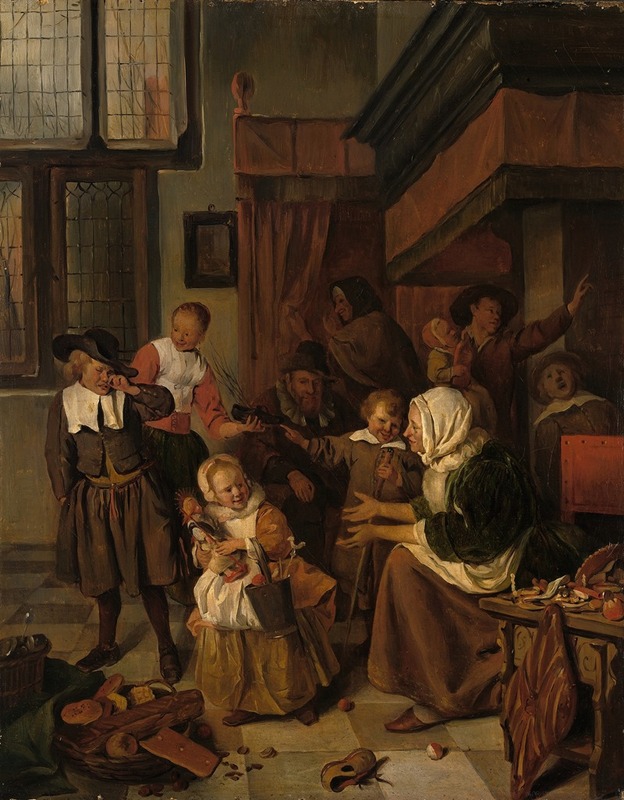 Charles van Beveren - The Feast of St. Nicholas