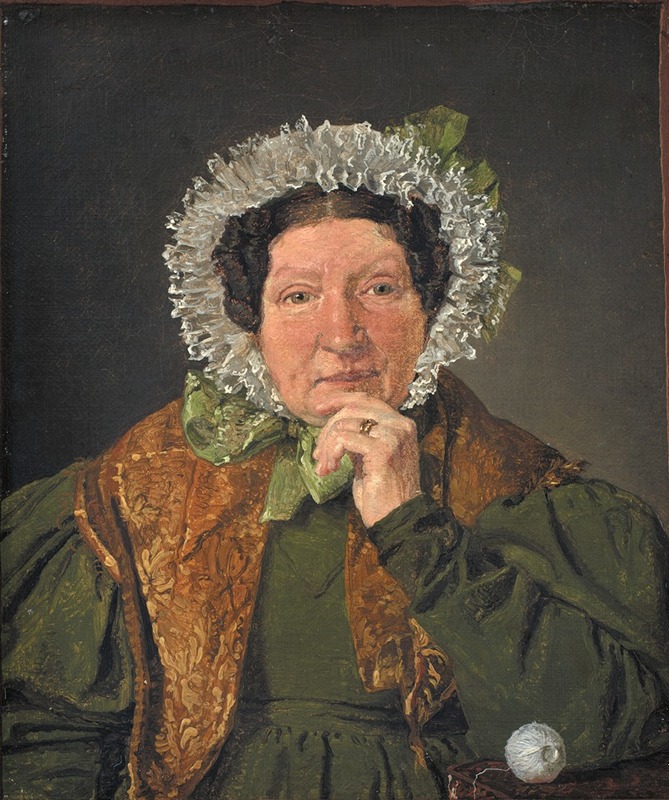 Christen Købke - Portrait of the Artist´s Mother, Cecilia Margrethe Købke, née Petersen