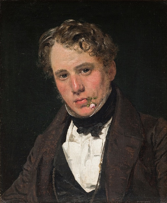Christen Købke - Portrait of the Painter Wilhelm Marstrand