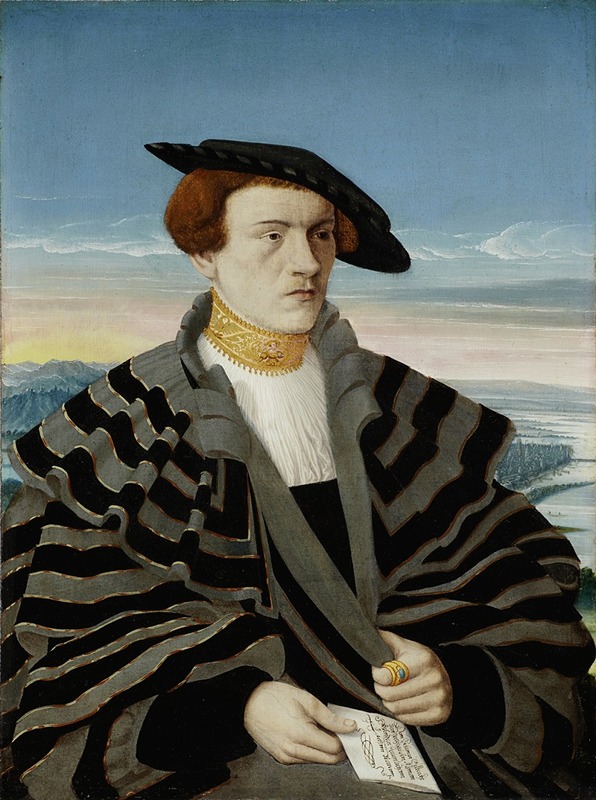 Conrad Faber von Kreuznach - Portrait of Gilbrecht von Holzhausen (1514-1550)