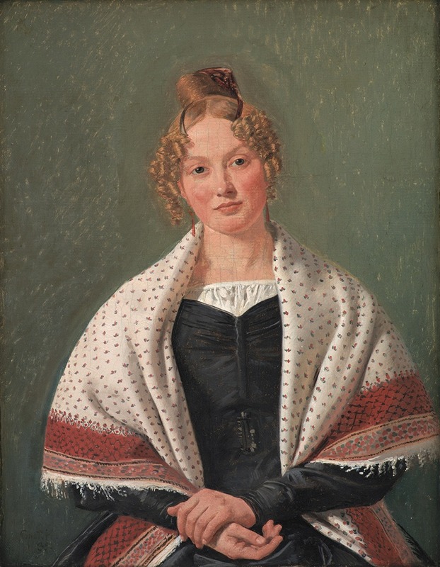Constantin Hansen - Portrait of Hanne Wanscher, née Wegener