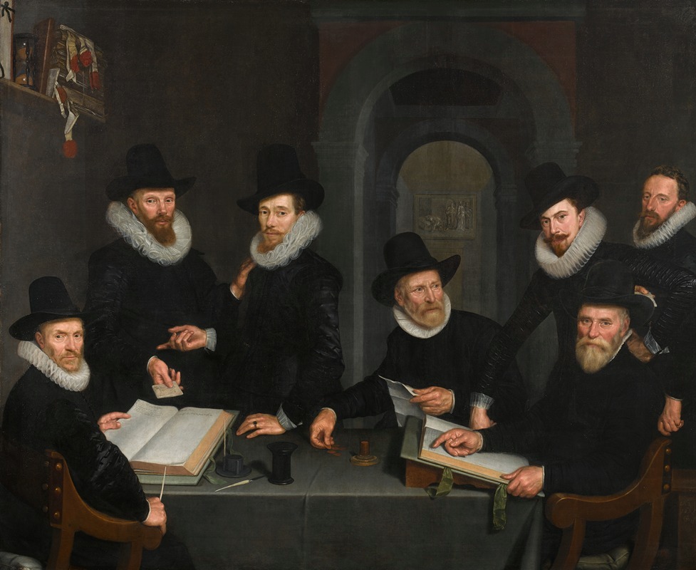 Cornelis van der Voort - De Regenten van de Gasthuizen