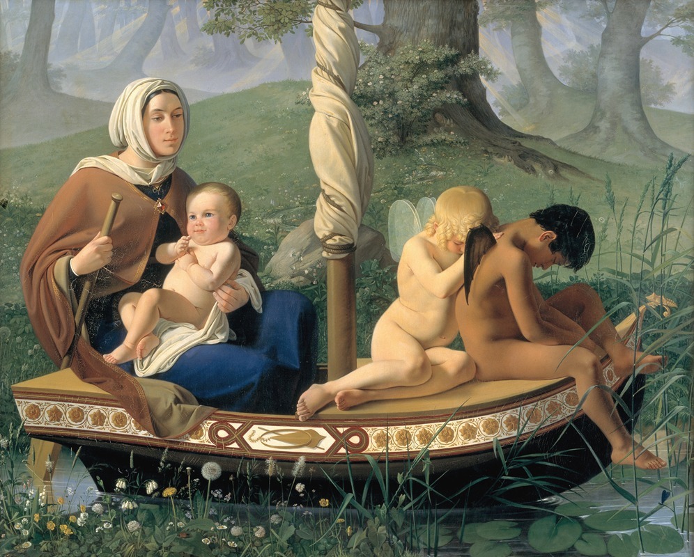 Ditlev Blunck - Infancy. From the series; The Four Ages of Man