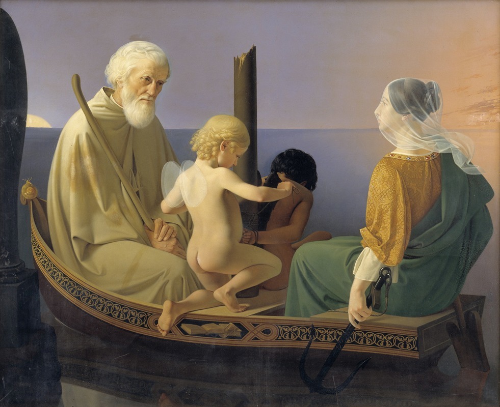 Ditlev Blunck - Old Age. From the series; The Four Ages of Man