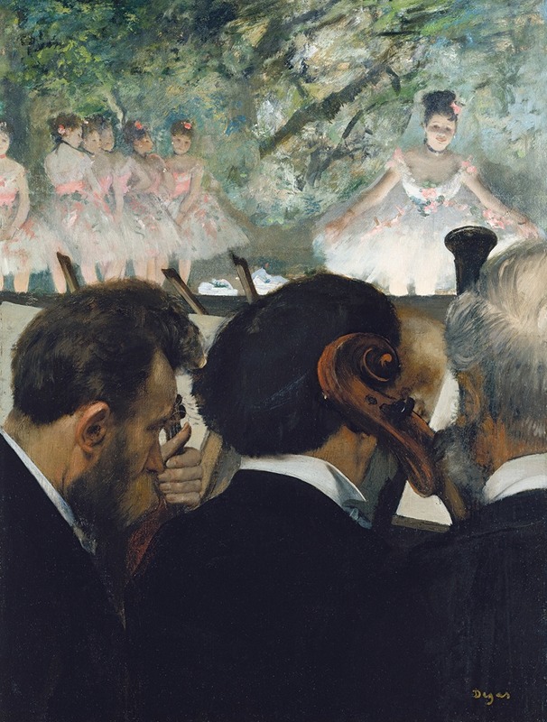 Edgar Degas - Orchestra Musicians
