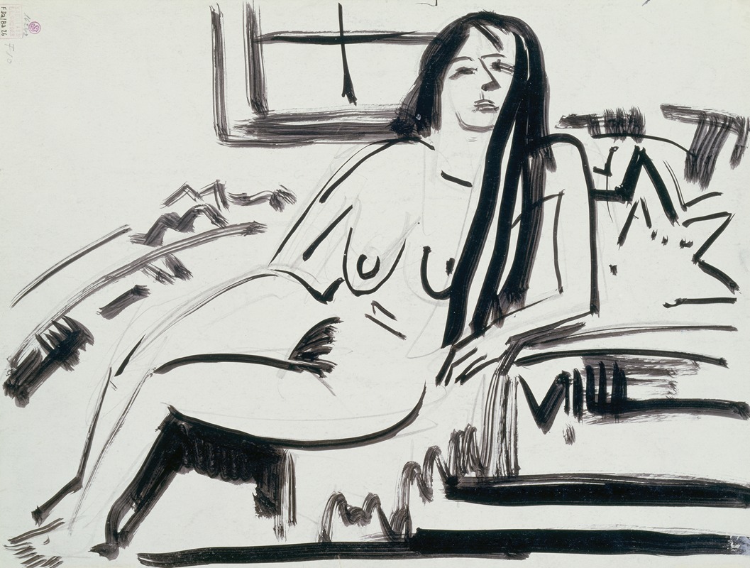 Ernst Ludwig Kirchner - Lying nude