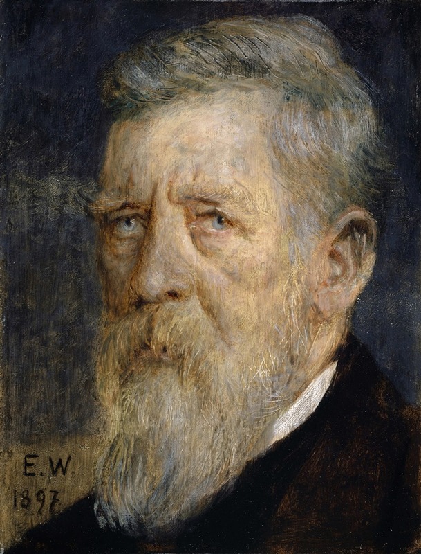 Ernst Würtenberger - Portrait of Arnold Böcklin