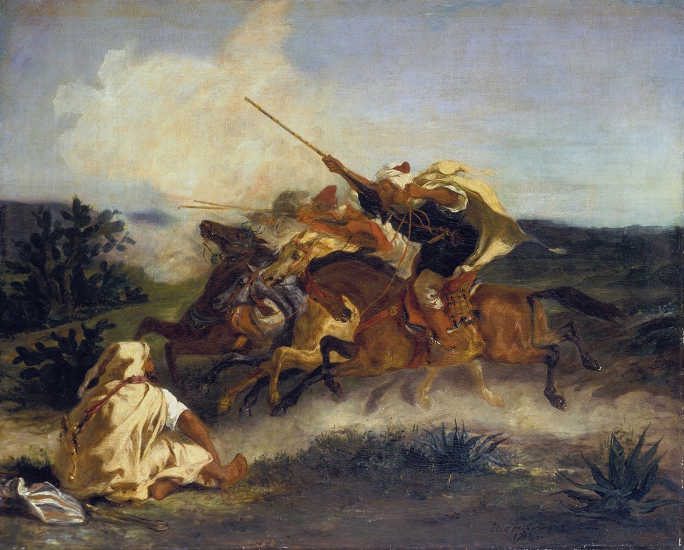 Eugène Delacroix - Fantasia arabe