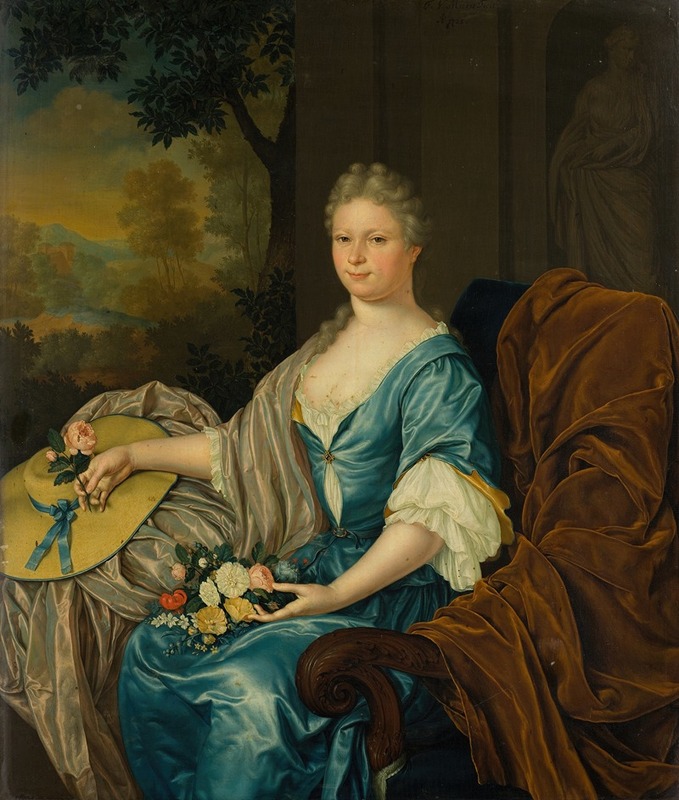Frans Van Mieris The Younger - Maria Clara van der Hagen (1703-1765)