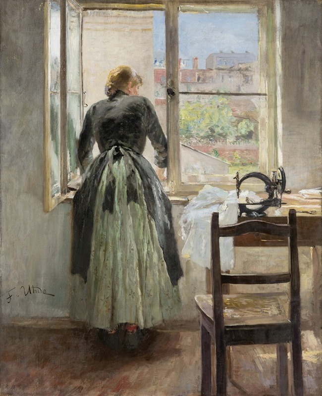 Fritz von Uhde - By the Window