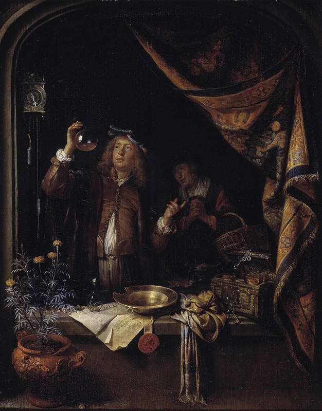 A Visit to the Doctor by Gerrit Dou - Artvee