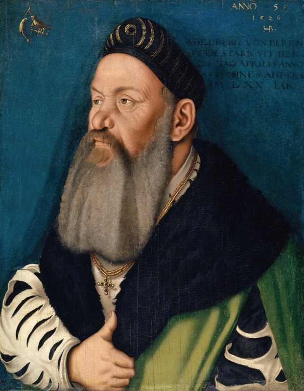 Hans Baldung - Portrait of Adelberg III. of Bärenfels