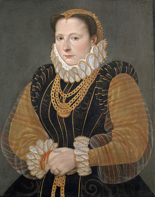 Hans Bock the Elder - Portrait of Eva Truchsess von Rheinfelden