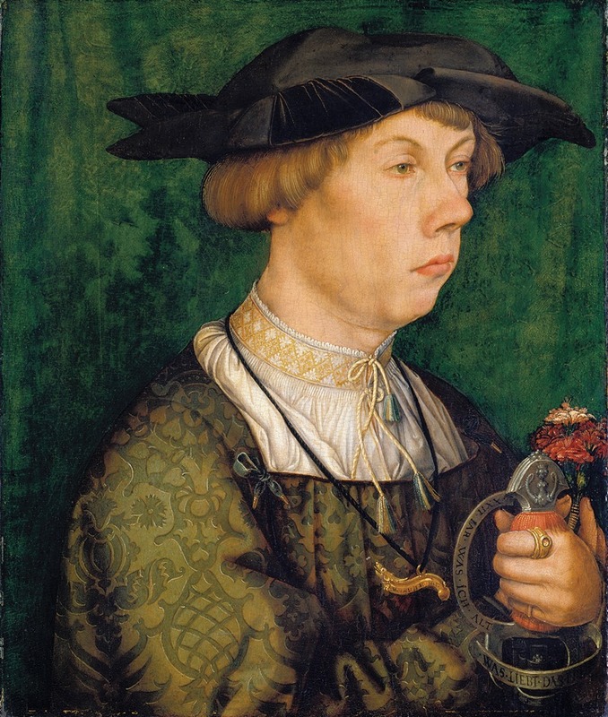 Hans Holbein The Elder - Portrait of a Member of the Weiss Family of Augsburg