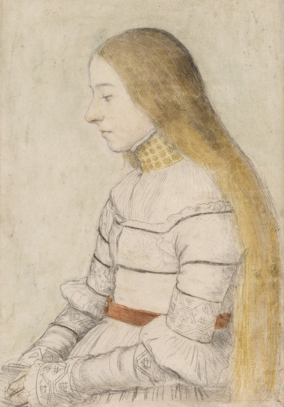Hans Holbein The Younger - Bildnis der Anna Meyer