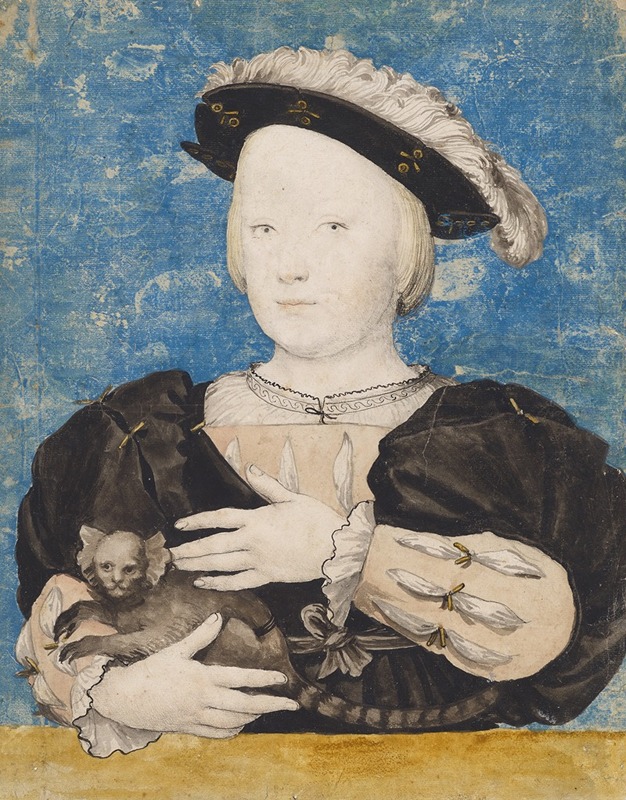 Hans Holbein The Younger - Portrait of a boy with a marmoset