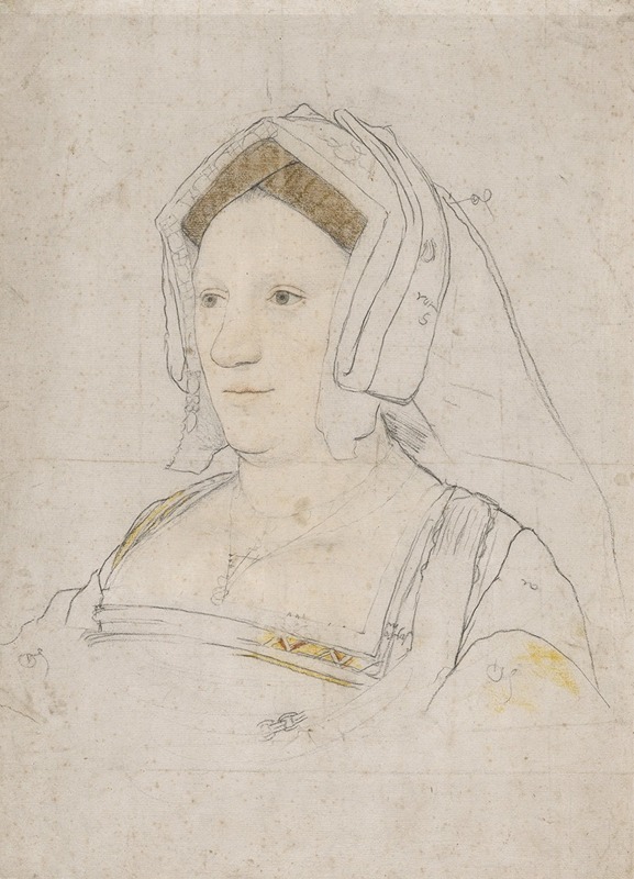 Hans Holbein The Younger - Portrait of an unknown Englishwoman