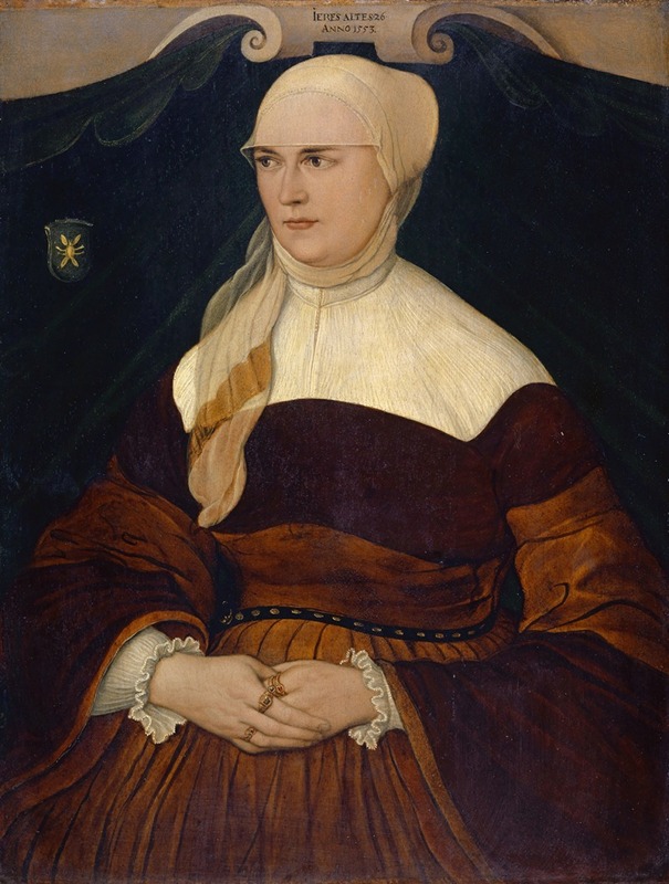 Hans Mielich - Portrait of Anna Hungerl, Wife of the Munich Councillor Joseph Schowinger von Wyl