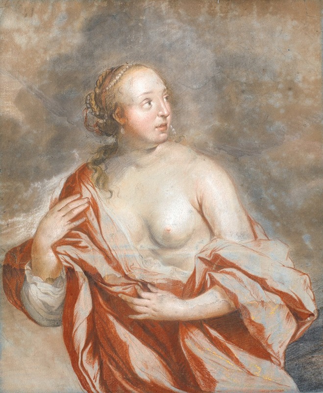 Heinrich Dittmers - Ilende kvinde, ½ figur