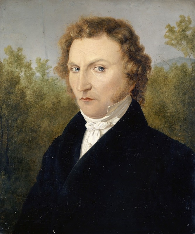 Jakob Christoph Miville - Portrait of the Artist’s Brother-in-Law, Dr. Johannes Kissel-Miville