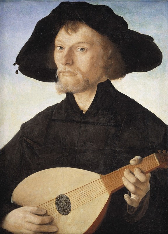 Jan van Scorel - Portrait of a Lute Player