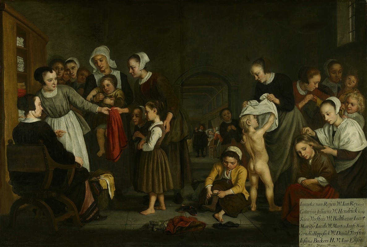 Jan Victors - The clothing of the orphans