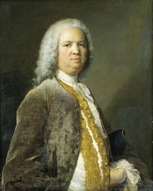 Jean-Marc Nattier - Portrait of the Frankfurt Banker Johann Georg Leerse