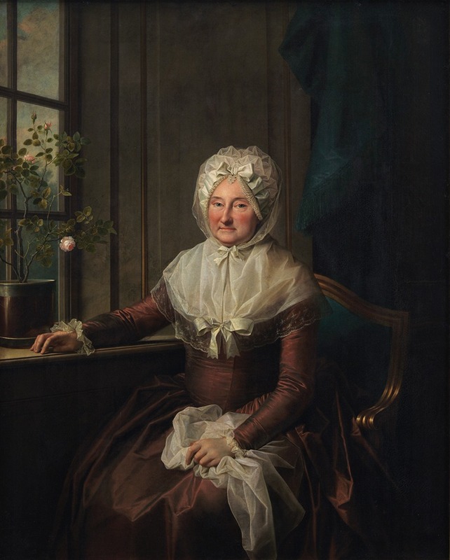 Jens Juel - Countess Anna Joachima Danneskiold-Laurvigen, née Ahlefeldt