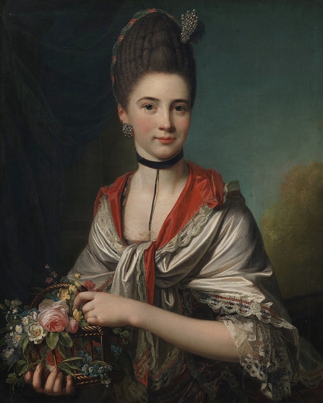 Jens Juel - Portrait of Anna Elisabeth Battier, née Storp