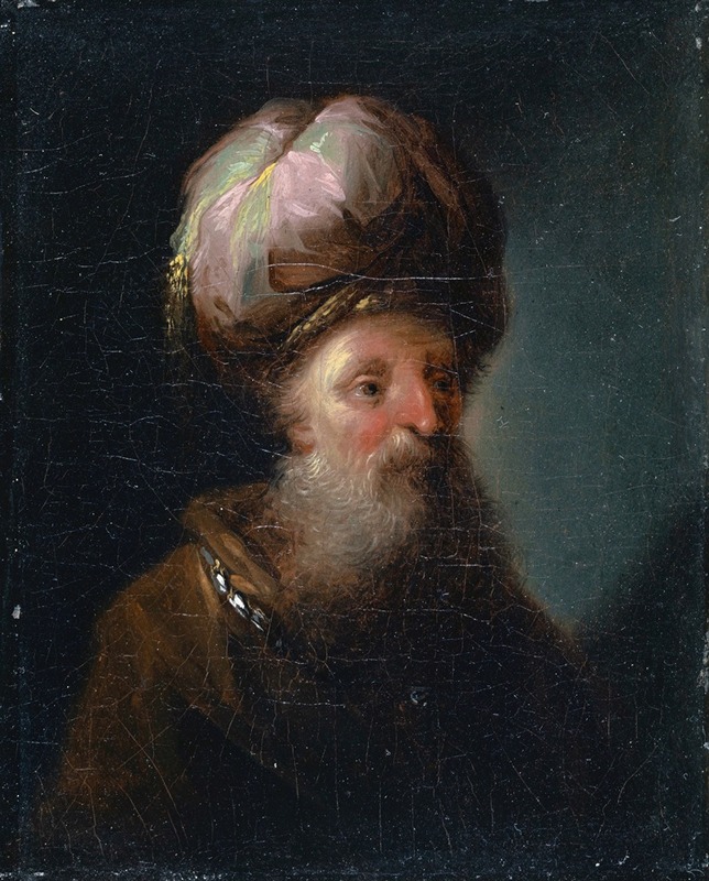 Johann Georg Trautmann - Study Head (Oriental Man); Half Profile Turned to the Right