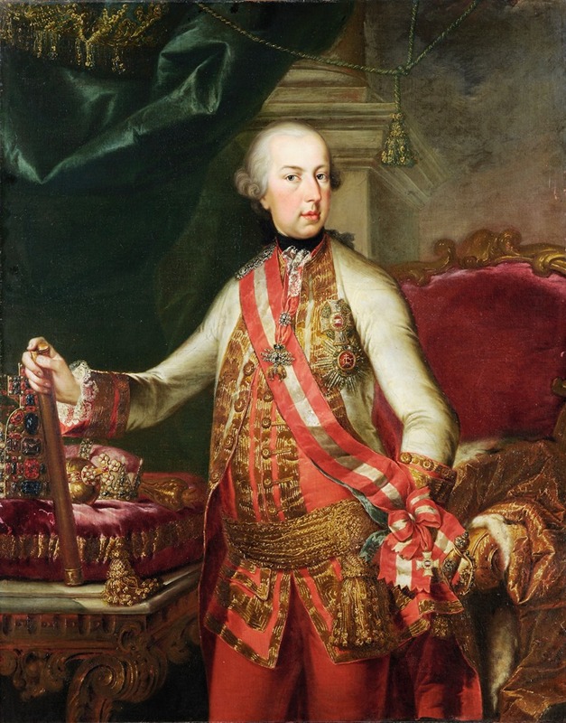 Johann Nikolaus Grooth - Portrait of the Emperor Joseph II