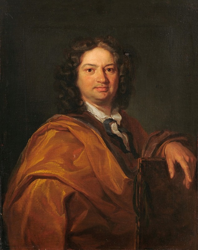 Johann Rudolf Huber the elder - Portrait of an Unknown Artist
