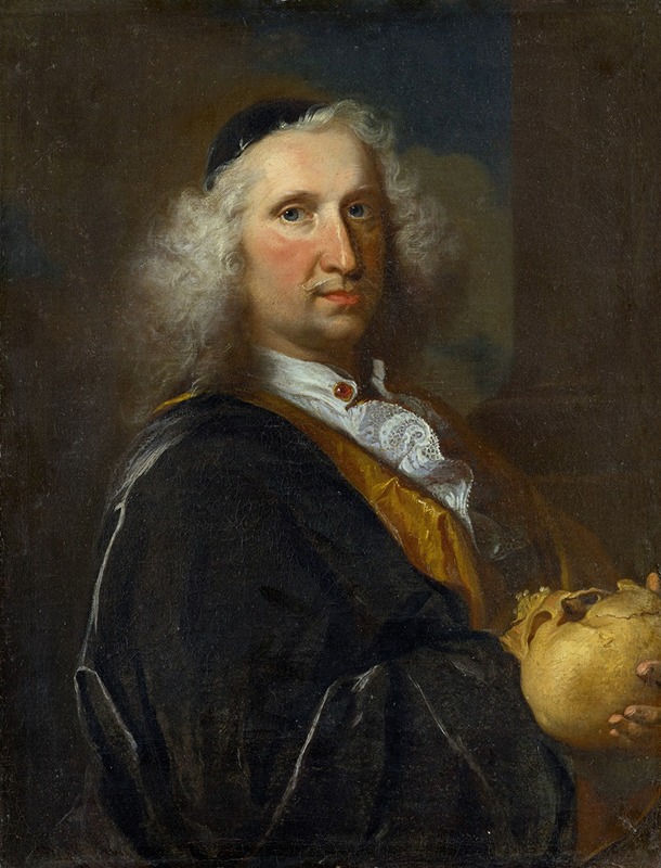 Johann Rudolf Huber the elder - Portrait of Doctor Franz Platter (1645–1711)