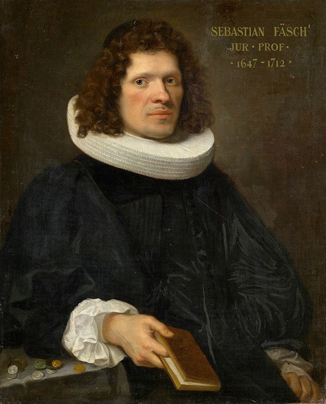 Johann Rudolf Huber the elder - Portrait of Professor Sebastian Faesch (1647–1712)
