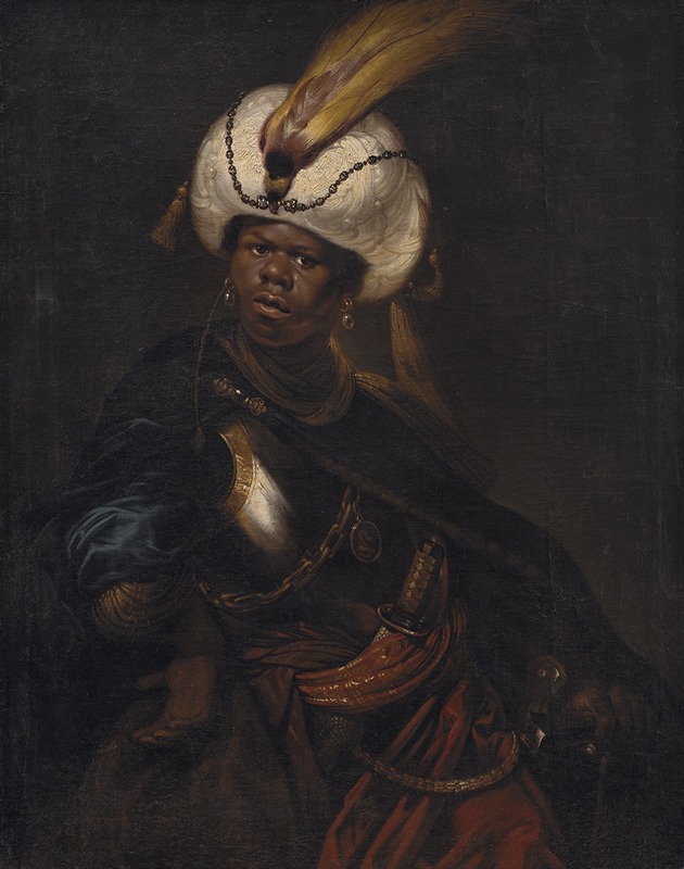 Karel van Mander III - A Man Wearing a Turban and Armour