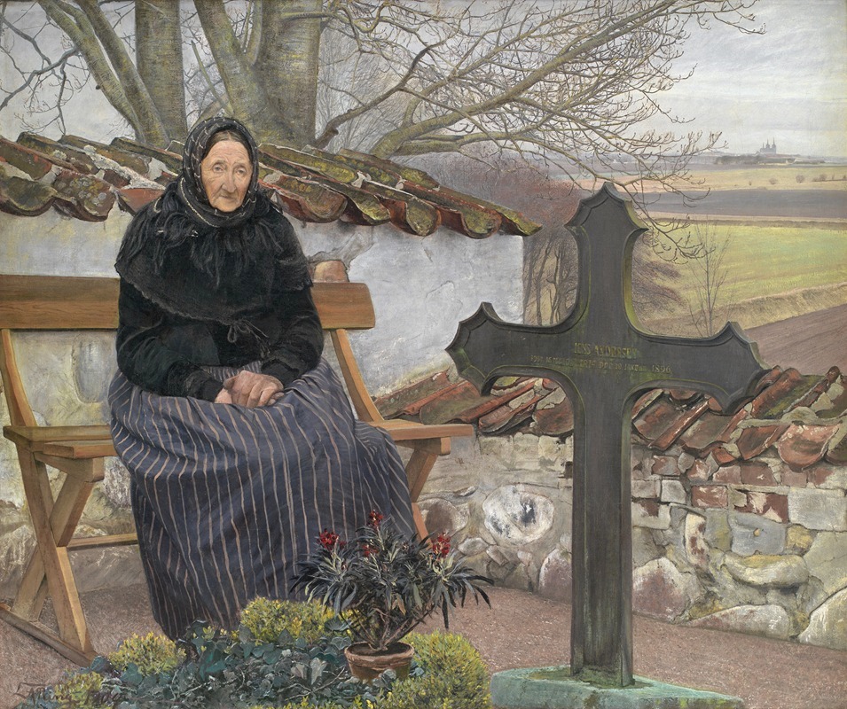 Laurits Andersen Ring - Churchyard at Fløng