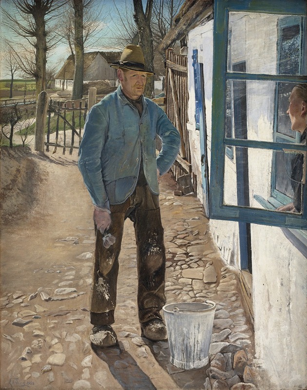 Laurits Andersen Ring - Whitewashing the Old House