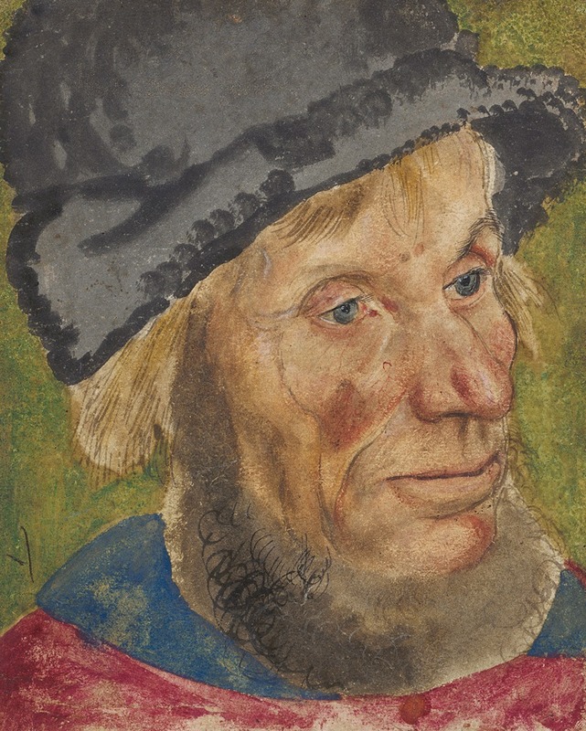 Lucas Cranach the Elder - Head of a Peasant