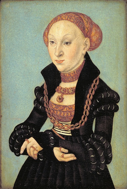 Lucas Cranach the Elder - Portrait of the Electress Sibyl of Saxony (1510-1569)