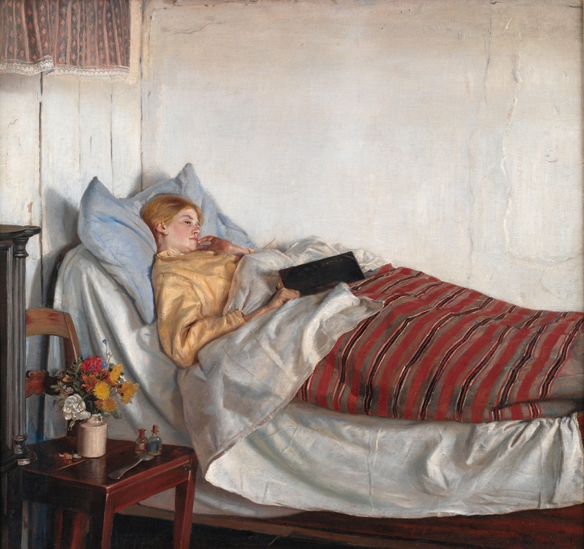 Michael Ancher - The Sick Girl