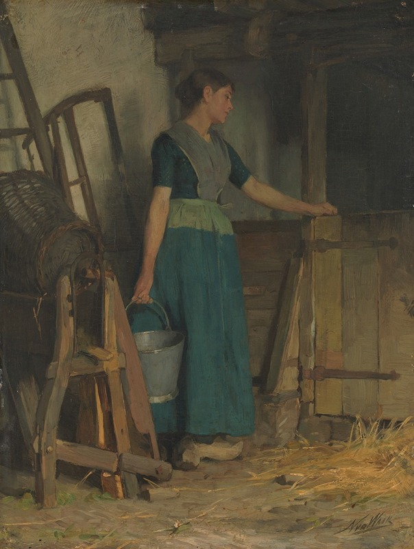 Nicolaas van der Waay - Peasant girl