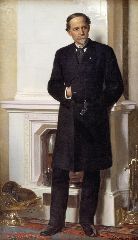 Peder Severin Krøyer - Portræt af arkitekten F. Meldahl