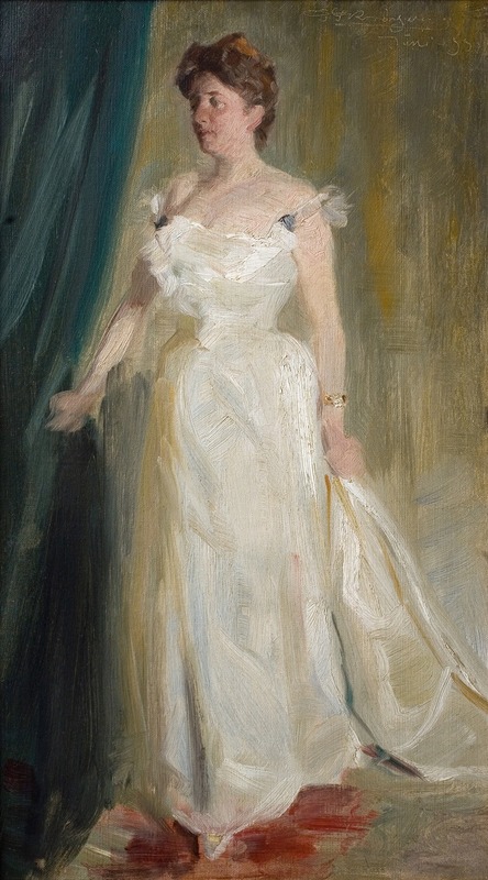 Peder Severin Krøyer - Portræt af lensgrevinde Lillie Suzanne Raben-Levetzau