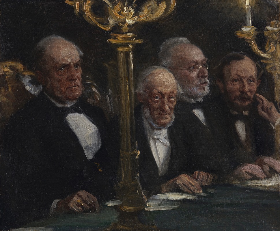 Peder Severin Krøyer - Portrætgruppe