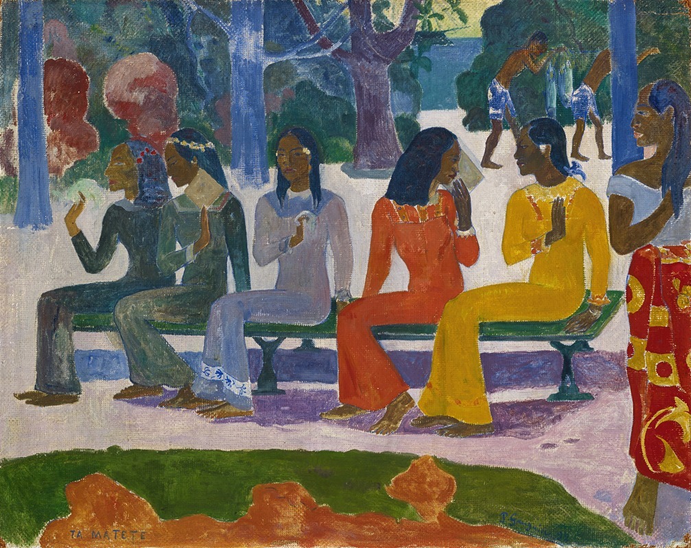 Paul Gauguin - Ta matete (The Market)