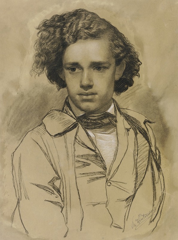 Philipp Winterwerb - Portrait of the painter Albert Hendschel
