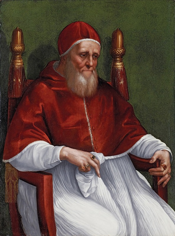Follower of Raphael - Portrait of Pope Julius II